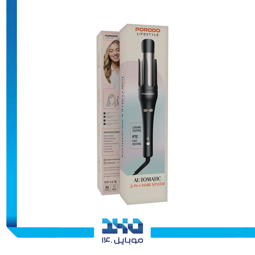 فر کننده مو 2 در 1 پرودو مدل Automatic 2-In-1 Hair Styler