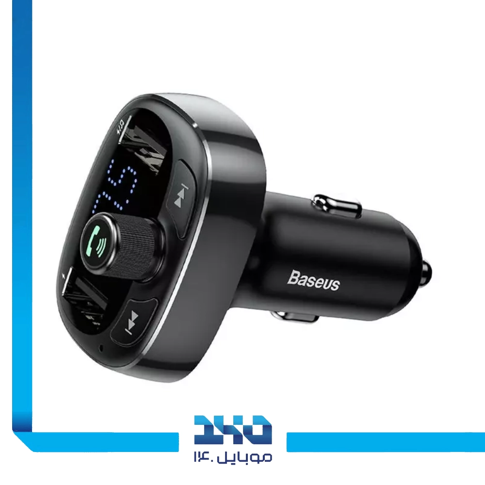 فرستنده FM و شارژر فندکی بیسوس مدل T Shaped S-09