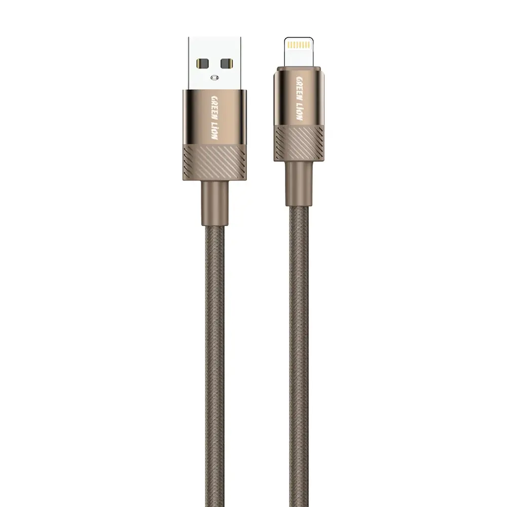کابل تبدیل 12 وات USB-A به Lightning گرین لاین مدل (Desert Spark)