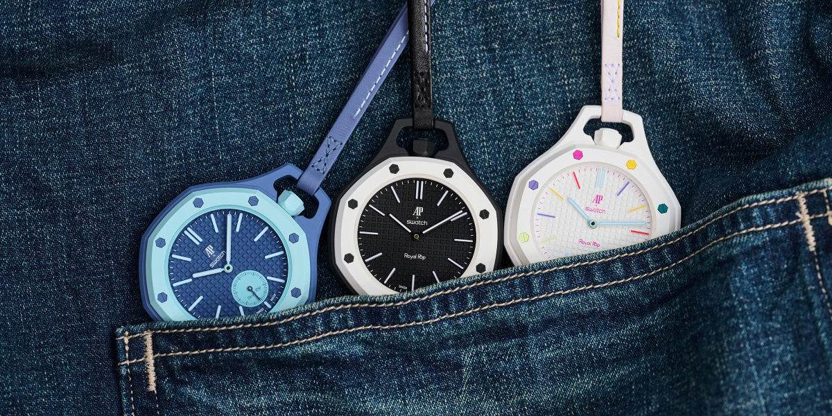 چگونه استایل خود را با ساعت جیبی AP-Swatch ست کنیم؟