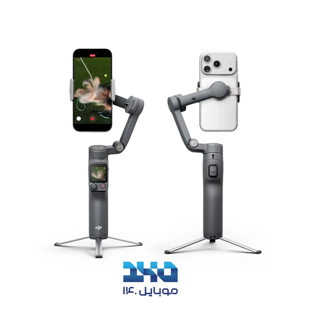 گیمبال دی‌جی‌آی مدل Osmo Mobile 8P به همراه میکروفون DJI Mic Mini 2