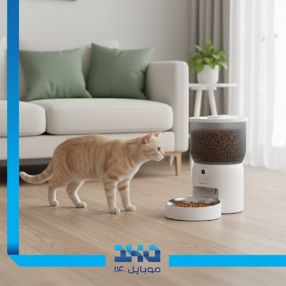 ظرف غذای هوشمند حیوانات خانگی گرین لاین مدل GNSMTPETFRWH