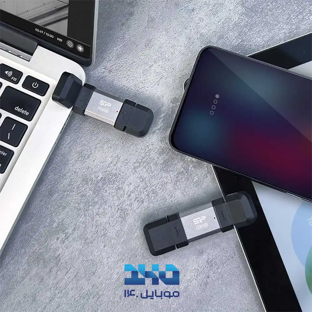 فلش مموری سیلیکون پاور مدل Mobile C51 ظرفیت 256 گیگابایت