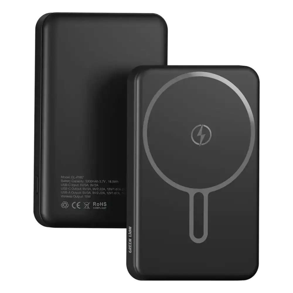 پاور بانک مگ سیف گرین لاین 5000 mAh مدل Malaga