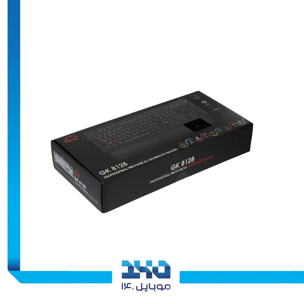کیبورد گیمینگ با سیم تسکو مدل (GK8128)