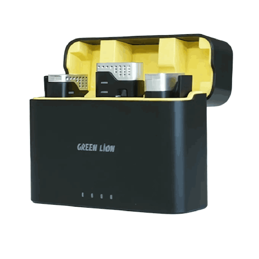 میکروفون بلوتوثی گرین لاین مدل 3in1 MIC360D دو کاناله لایتنینگ و تایپ سی
