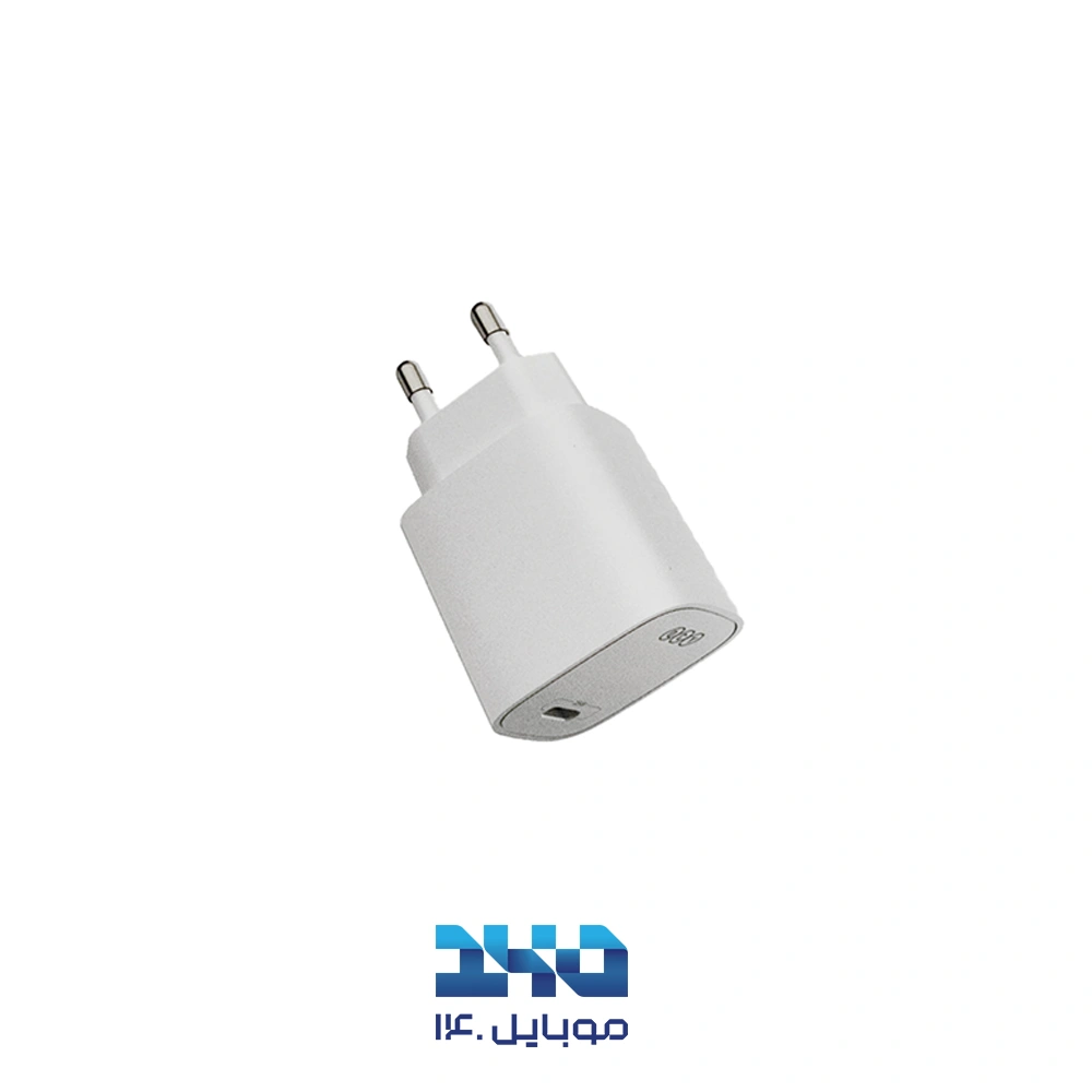 شارژر دیواری کیو سی وای 25 وات مدل GN103-EG با فناوری GaN