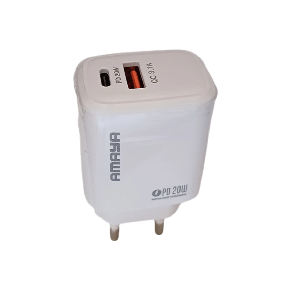 آداپتور شارژ آمایا 20 وات مدل  ACW-E43D