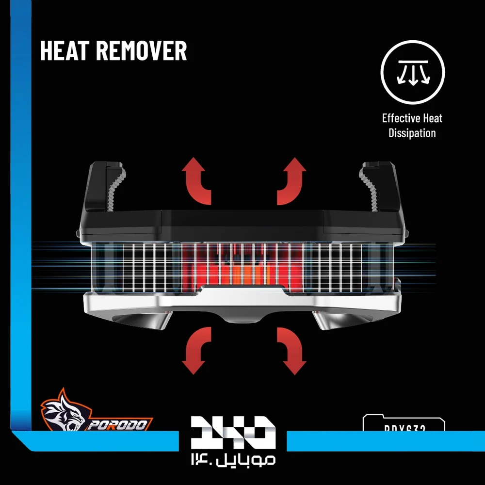 فن خنک کننده گوشی موبایل پرودو مدل PDX632