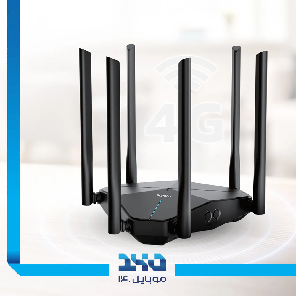 مودم روتر 4G LTE پرودو مدل Dual Band Portable