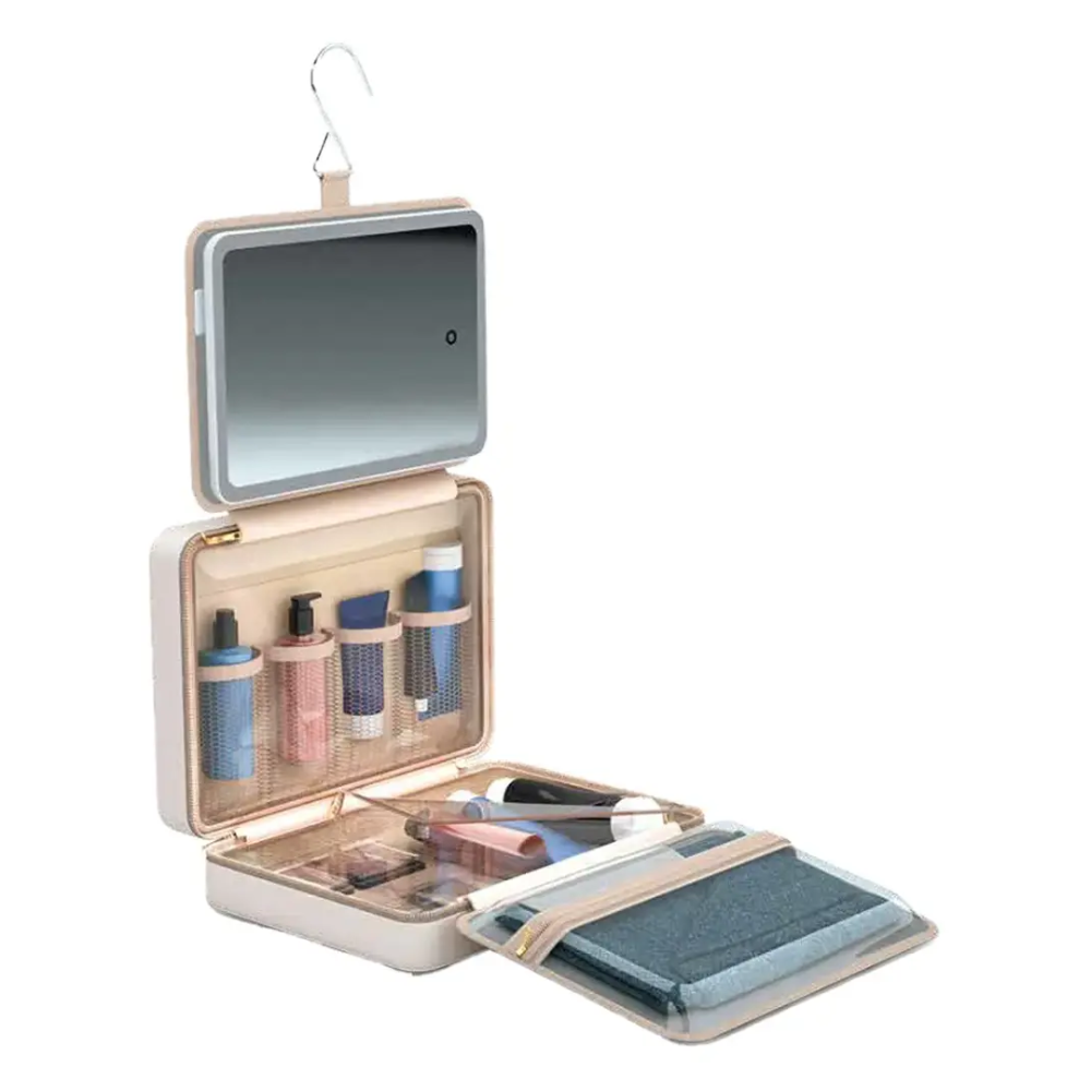 کیف آرایش مسافرتی با آینه LED پرودو