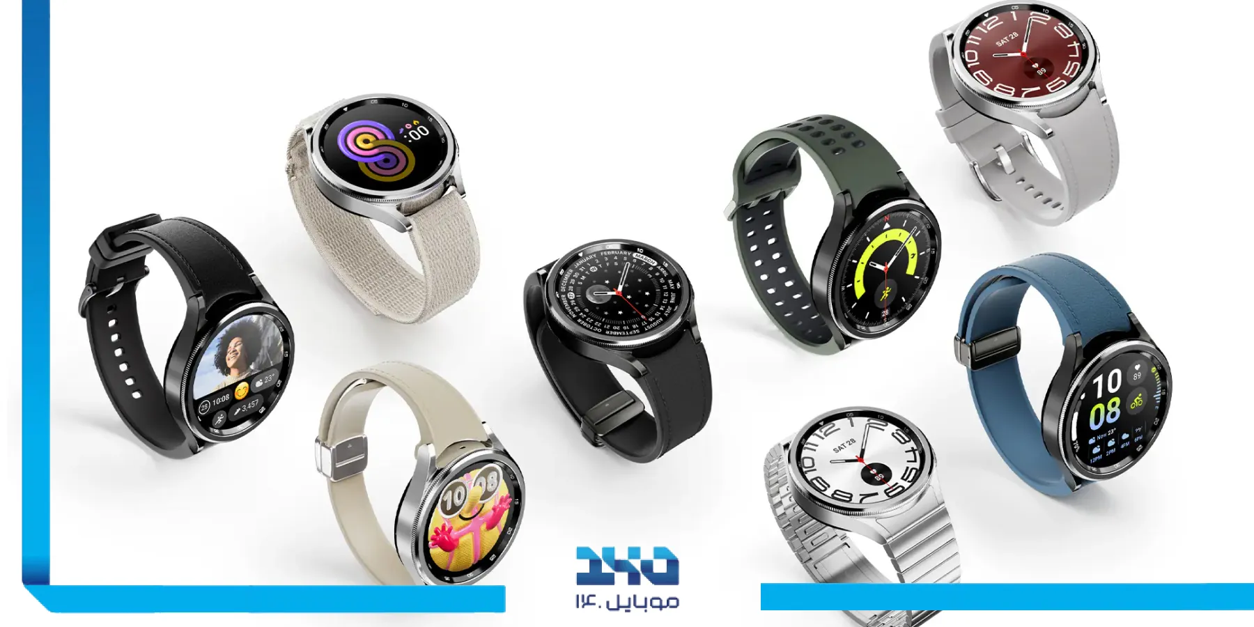 طراحی ساعت هوشمند Galaxy Watch 6 Classic (R950) 43mm