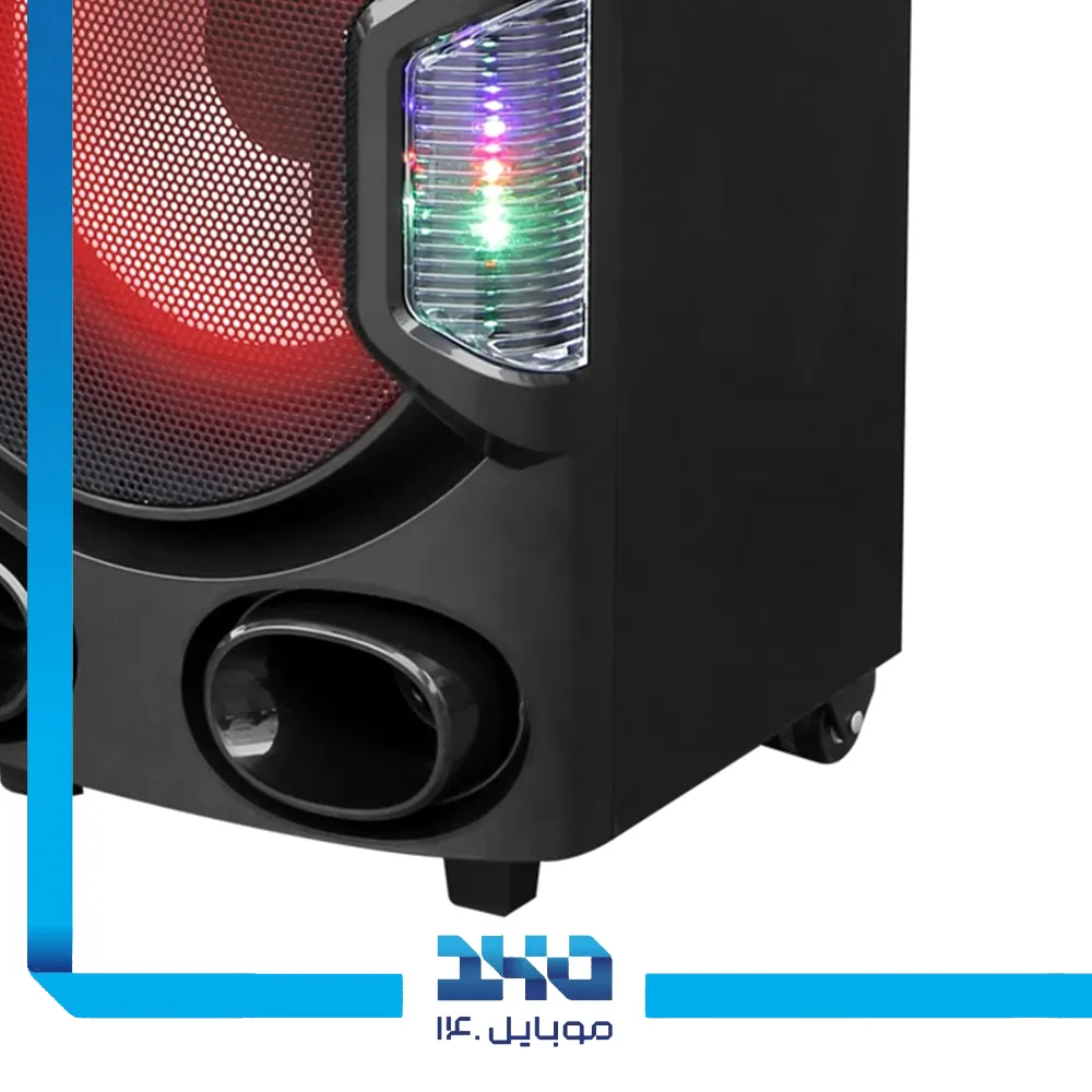 اسپیکر ترولی قابل‌حمل تسکو مدل (TS 1910) به‌همراه میکروفون