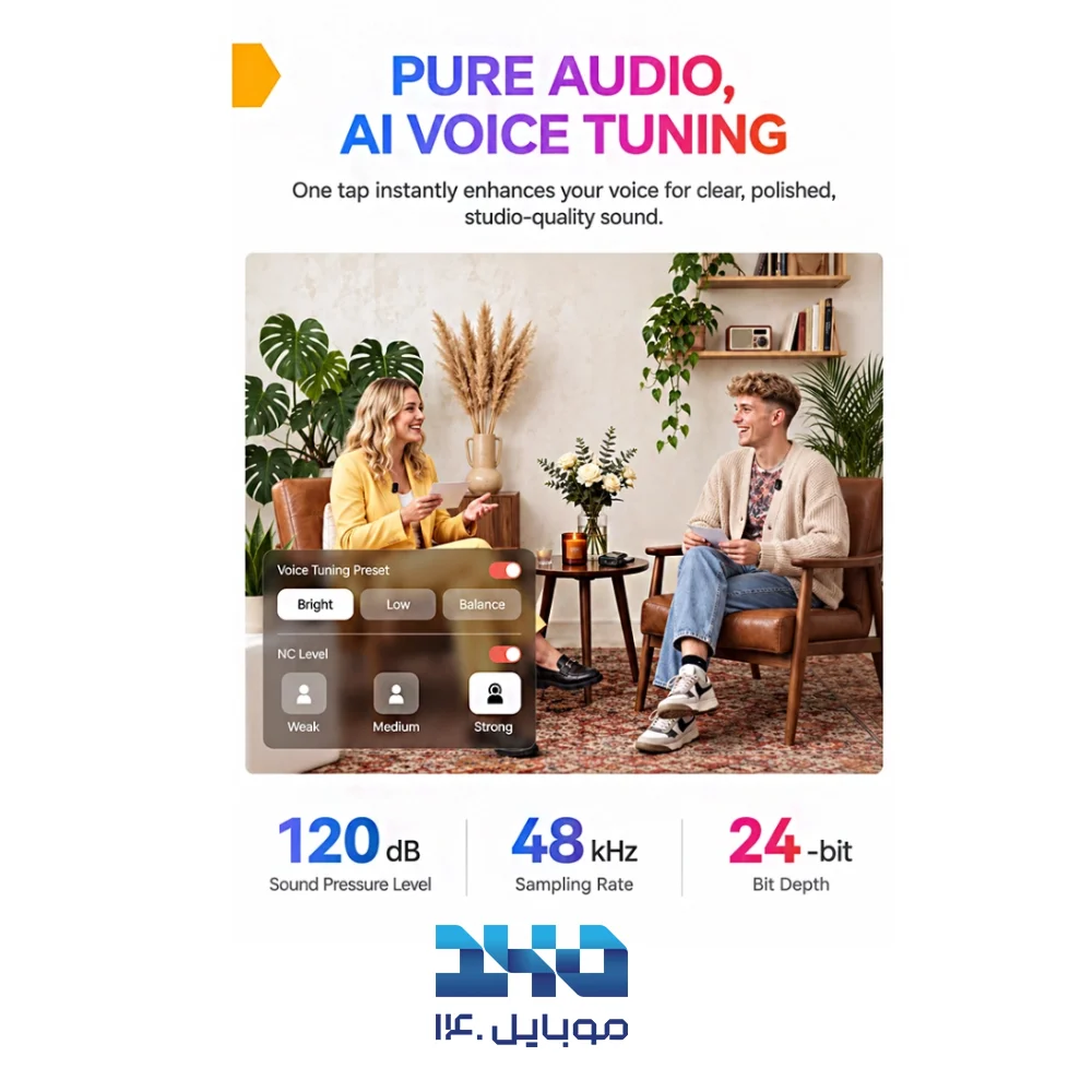 میکروفون بیسیم هالی لند مدل LARK A2 Mini 187 Duo