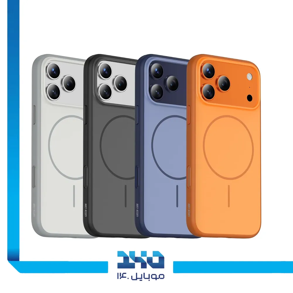 قاب گوشی آیفون 17 پرو مکس مدل Green Lion Patric MagSafe Premium Matte Finish مات