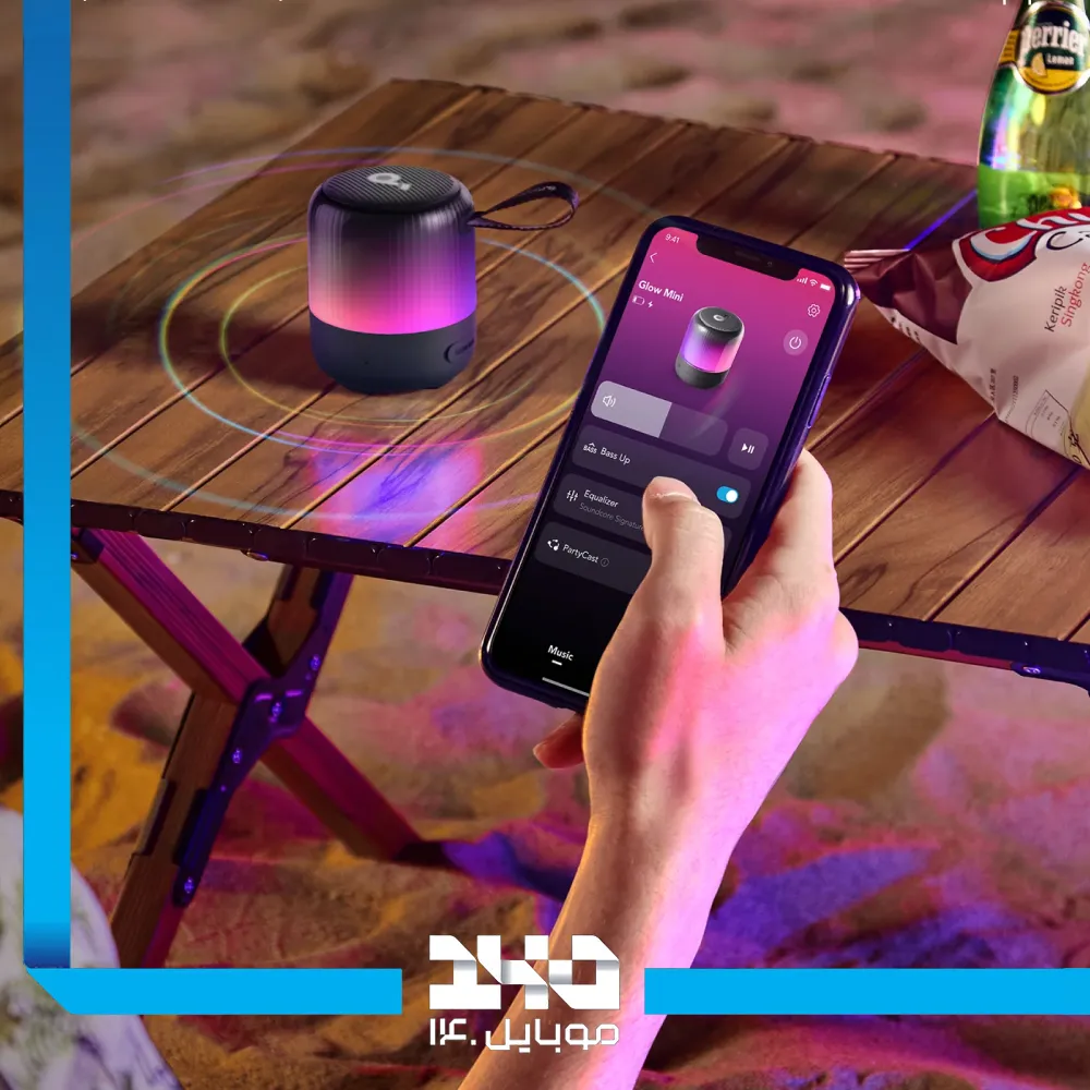 اسپیکر بلوتوثی قابل حمل انکر مدل SoundCore Glow Mini