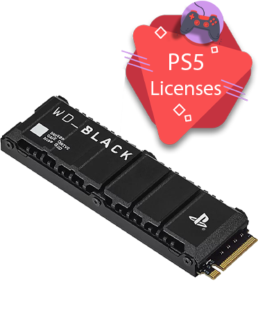 حافظه SSD WD-BLACK پلی‌استیشن برای PS5 با ظرفیت 1TB