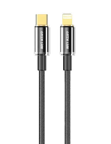 کابل تایپ سی به لایتنینگ گرین لاین مدل Type-C To Lightning Tough Cable