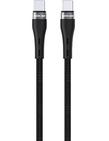 کابل تایپ سی به تایپ سی گرین لاین مدل USB - C to USB - C Braided Cable