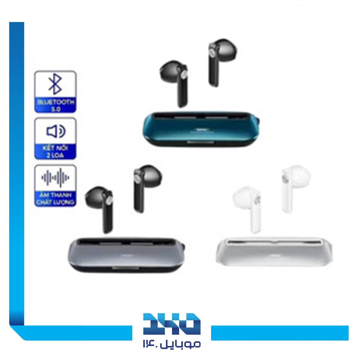 هندزفری بلوتوثی ریمکس مدل Alloy Buds M2 1