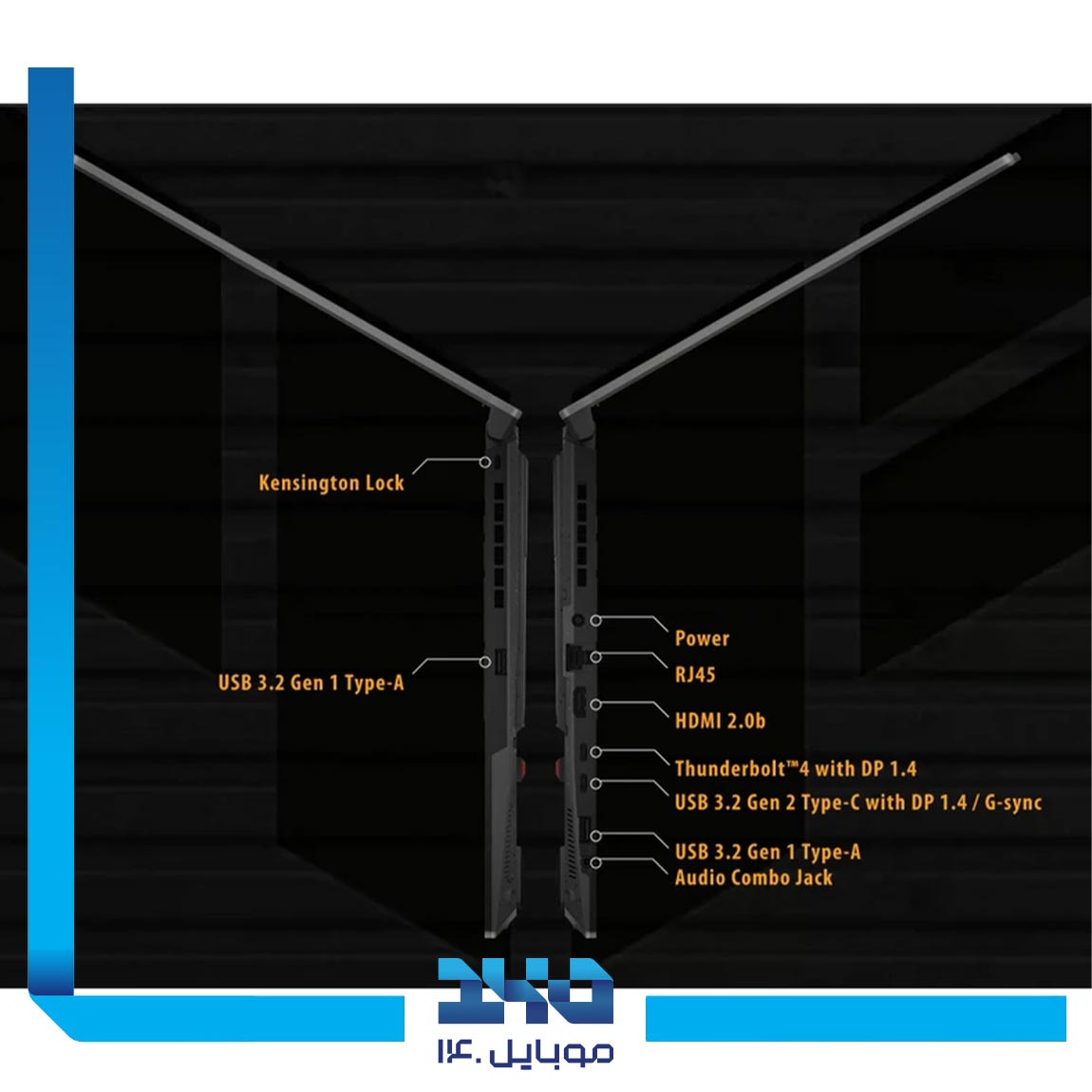 لپ‌تاپ ایسوس TUF Gaming F15 FX507VV-LP139 | i7 13620H | 512 SSD| 8 Ram | 15.6inch 1