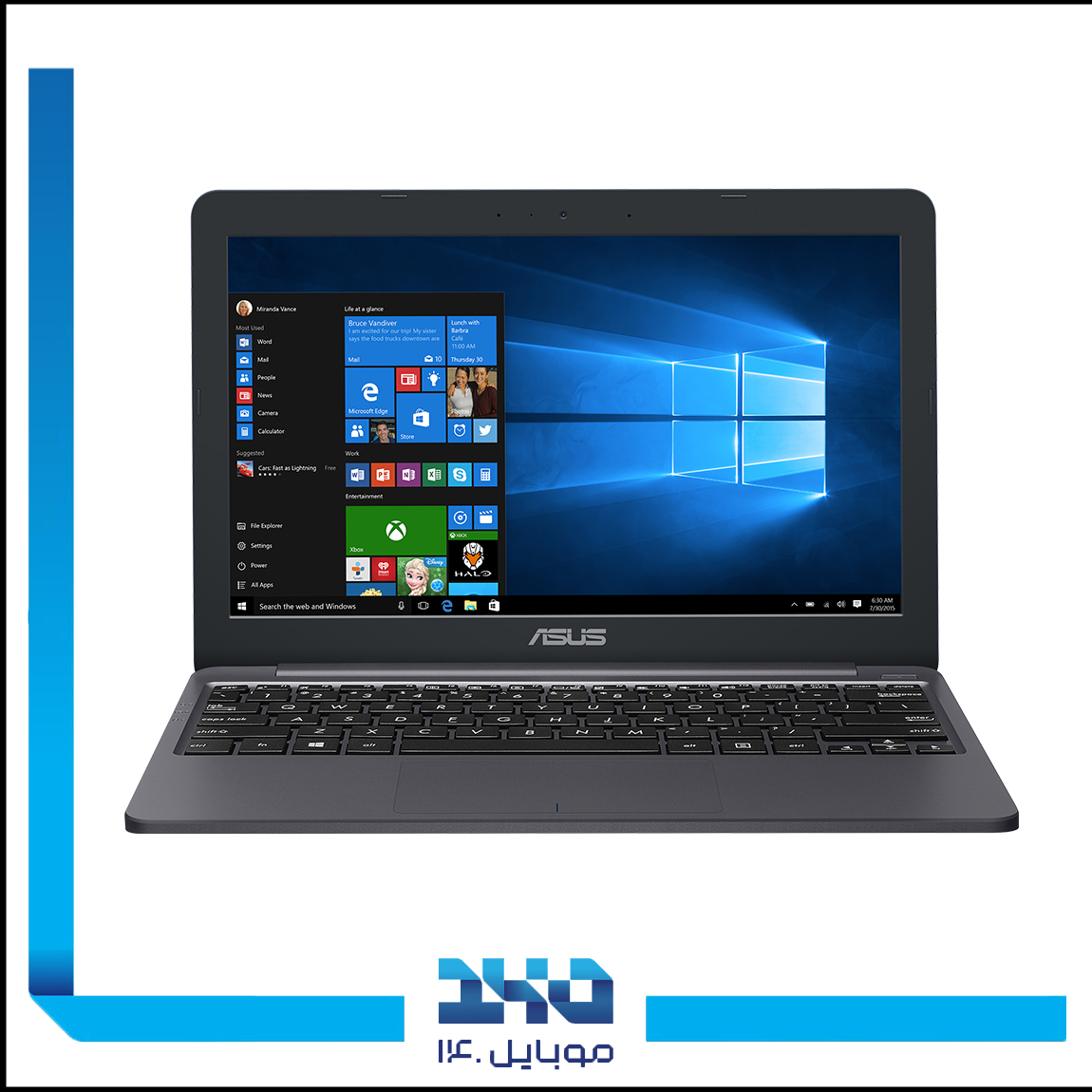 لپ‌تاپ ایسوس Vivobook E203NA-FD110T | CELERON N3350 | 128 EMMC | 4 Ram| 11.6inch 1