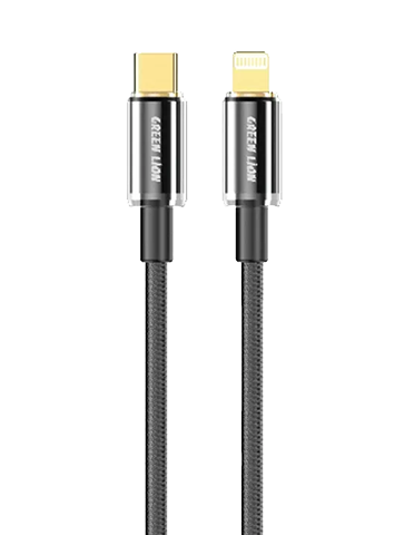 کابل تایپ سی به لایتنینگ گرین لاین مدل Type-C To Lightning Tough Cable