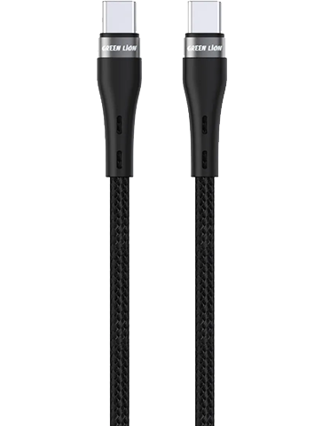 کابل تایپ سی به تایپ سی گرین لاین مدل USB - C to USB - C Braided Cable