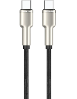 کابل تایپ سی به تایپ سی گرین لاین مدل USB-C to USB-C Braided Zinc Alloy Cable